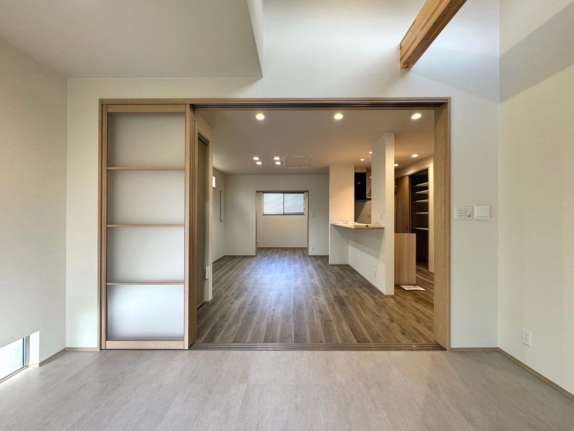 お茶を楽しめる広い玄関土間が魅力！快適な平屋の和の住まい｜新築：大阪府